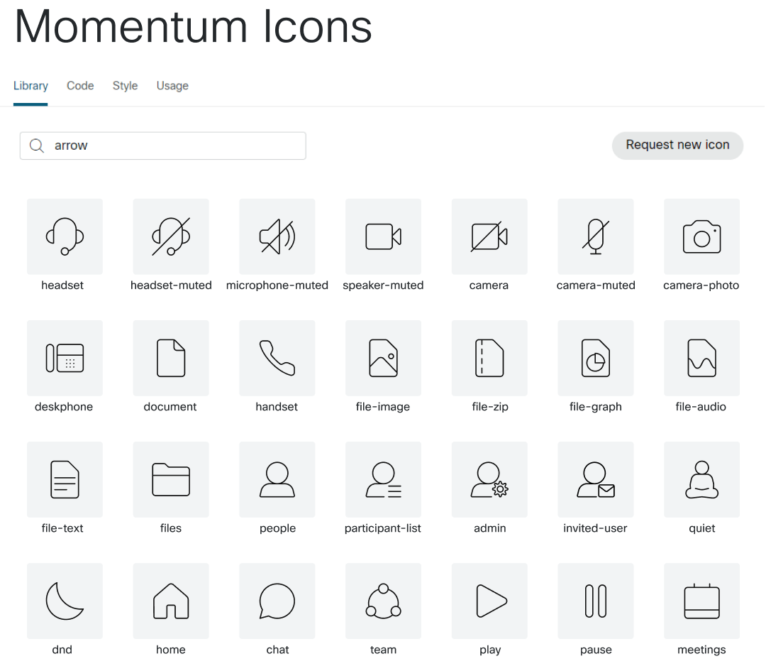 Momentum Icons